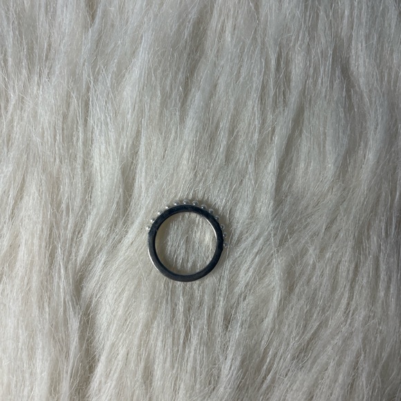 Elegant Pearl Band Ring - Picture 2 of 2